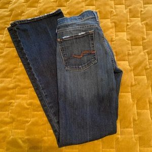 7 for All Mankind Bootcut Jean size 27